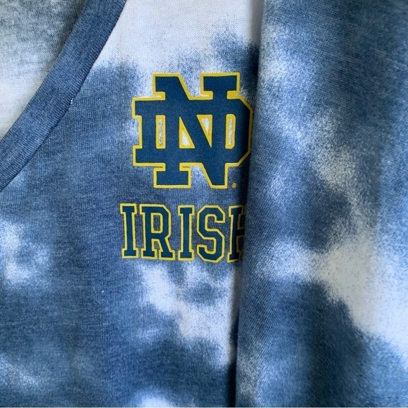🆕 Fanatics Women’s Tie Dye Notre Dame Top Size XXL - Picture 3 of 9